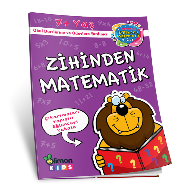 İlk Okul Eğlenceli Matematik Çıkartmalı Zihinden Matematik