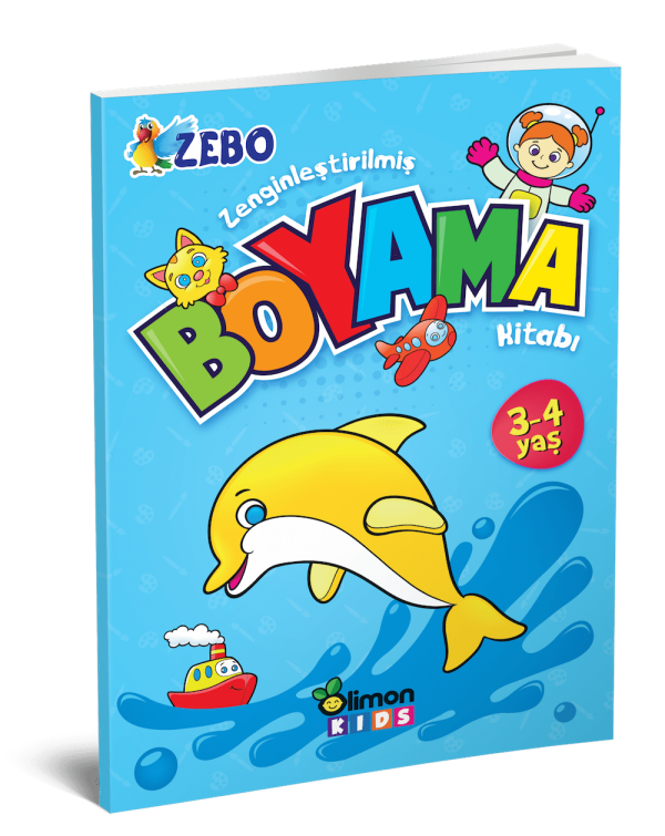 ZEBO Kalın Boyama 3-4 Yaş