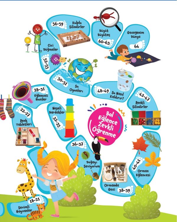 Montessori ile Oynayarak Öğreniyorum 5-6 Yaş - Görsel 3