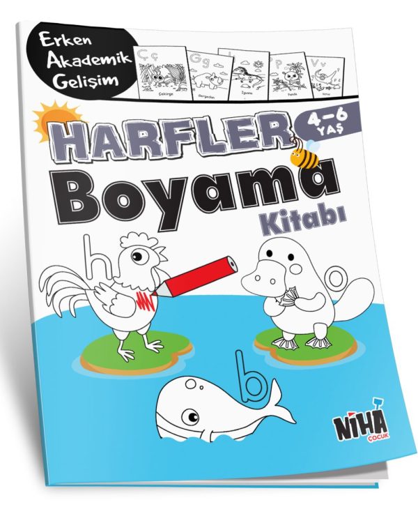 Erken Akademik Gelişim Harfler Boyama