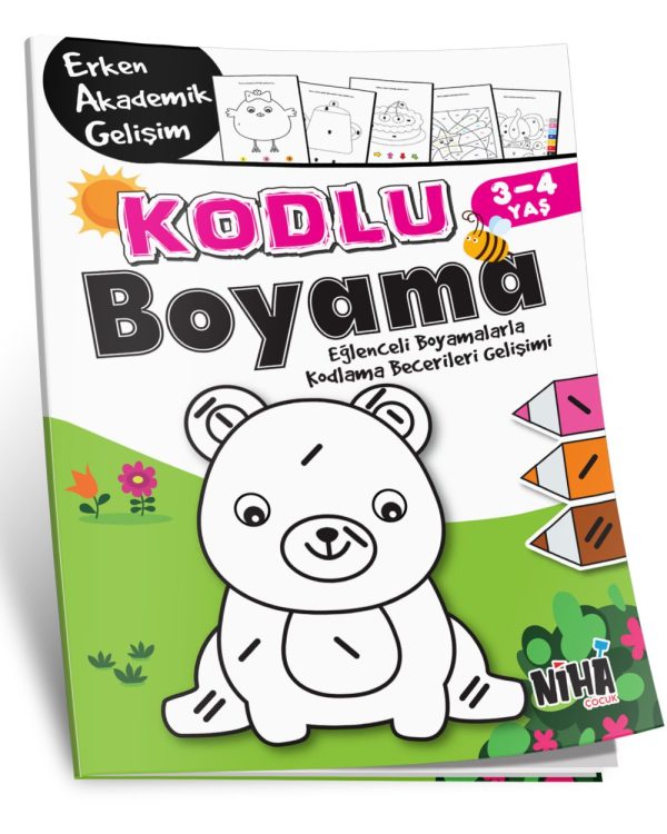 Kodlu Boyama 3-4 Yaş