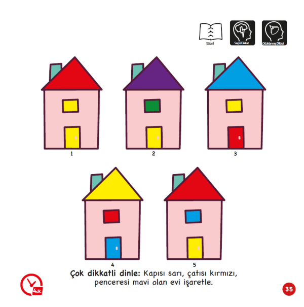 Bilinçli Farkındalık Temelli Dikkat Geliştirme Seti 3-4 Yaş - Görsel 6