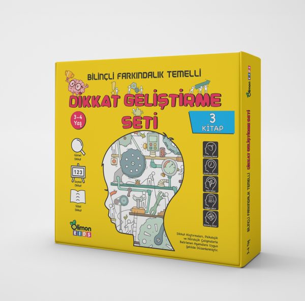 Bilinçli Farkındalık Temelli Dikkat Geliştirme Seti 3-4 Yaş