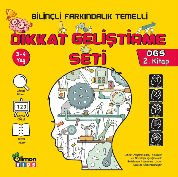 Bilinçli Farkındalık Temelli Dikkat Geliştirme Seti 3-4 Yaş - Görsel 3