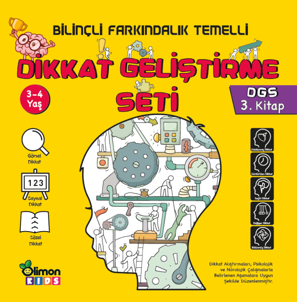 Bilinçli Farkındalık Temelli Dikkat Geliştirme Seti 3-4 Yaş - Görsel 4