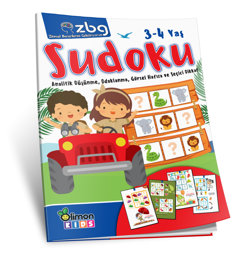 Zbg 3-4 Yaş Sudoku - Limon Kids