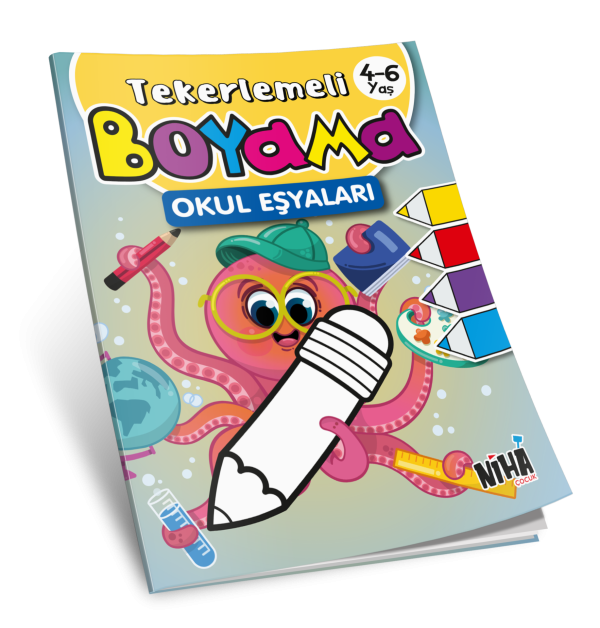 Rhyming Coloring - School Supplies