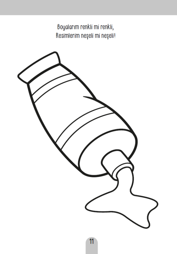 Rhyming Coloring - School Supplies - Image 2