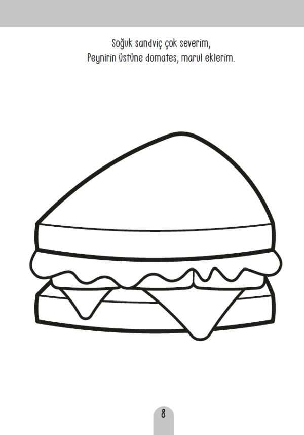 Rhyming Coloring - Food and Drinks - Image 2